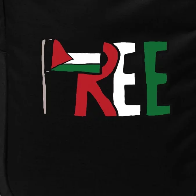 Free Palestine Impact Tech Backpack