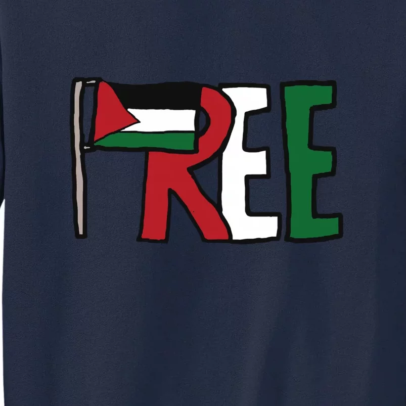 Free Palestine Tall Sweatshirt