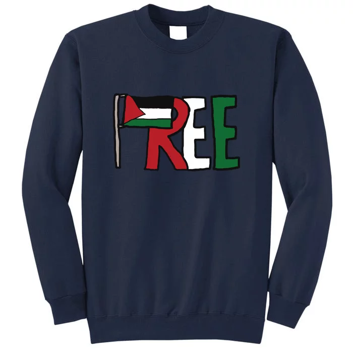 Free Palestine Tall Sweatshirt