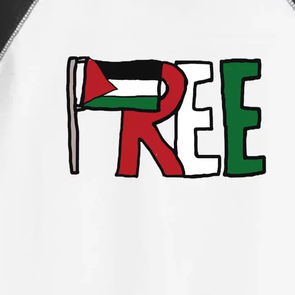 Free Palestine Toddler Fine Jersey T-Shirt