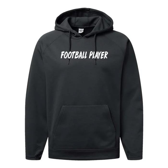 Football Player Performance Fleece Hoodie