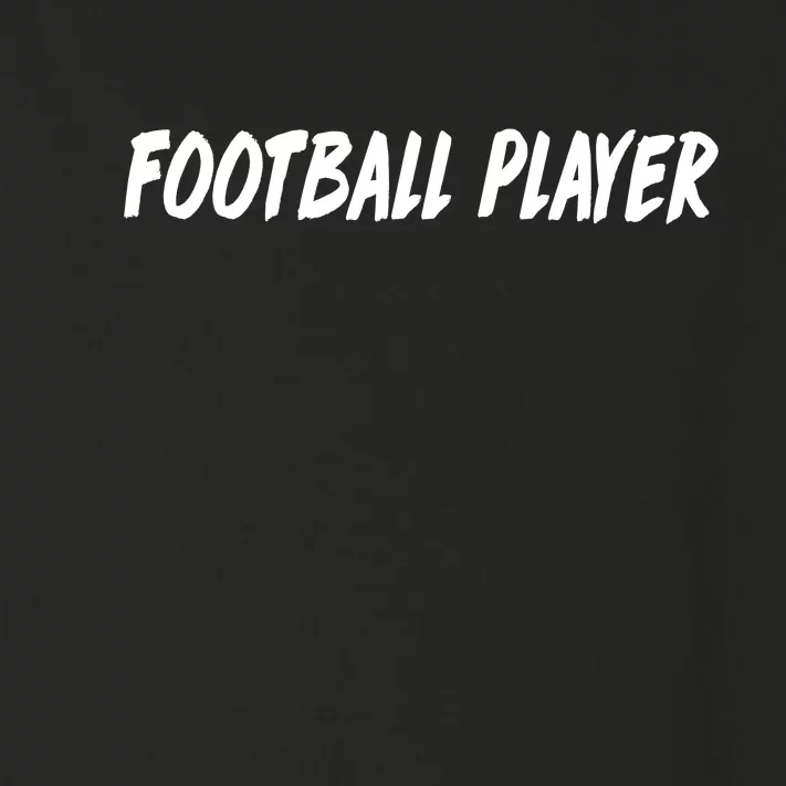 Football Player Toddler Long Sleeve Shirt