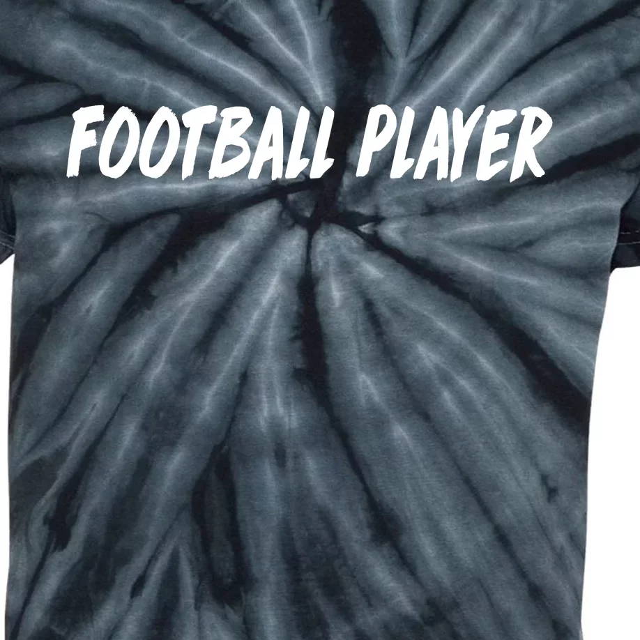 Football Player Kids Tie-Dye T-Shirt