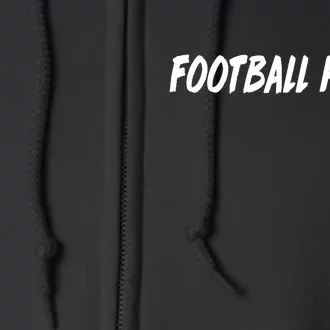 Football Player Full Zip Hoodie