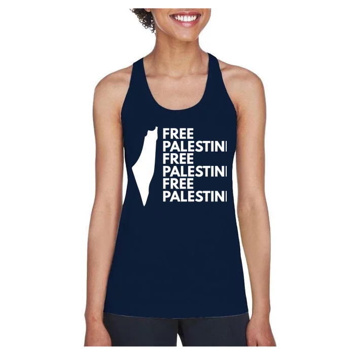 Free Palestine Women's Racerback Tank