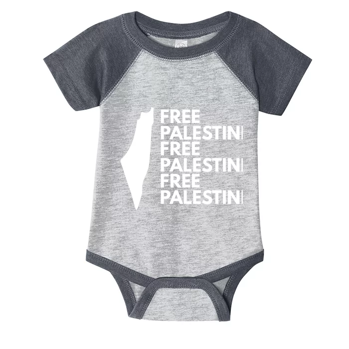 Free Palestine Infant Baby Jersey Bodysuit