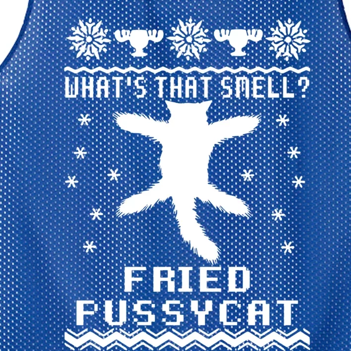 Funny Pussycat From Christmas Vacation Frieds Lover Gift Mesh Reversible Basketball Jersey Tank