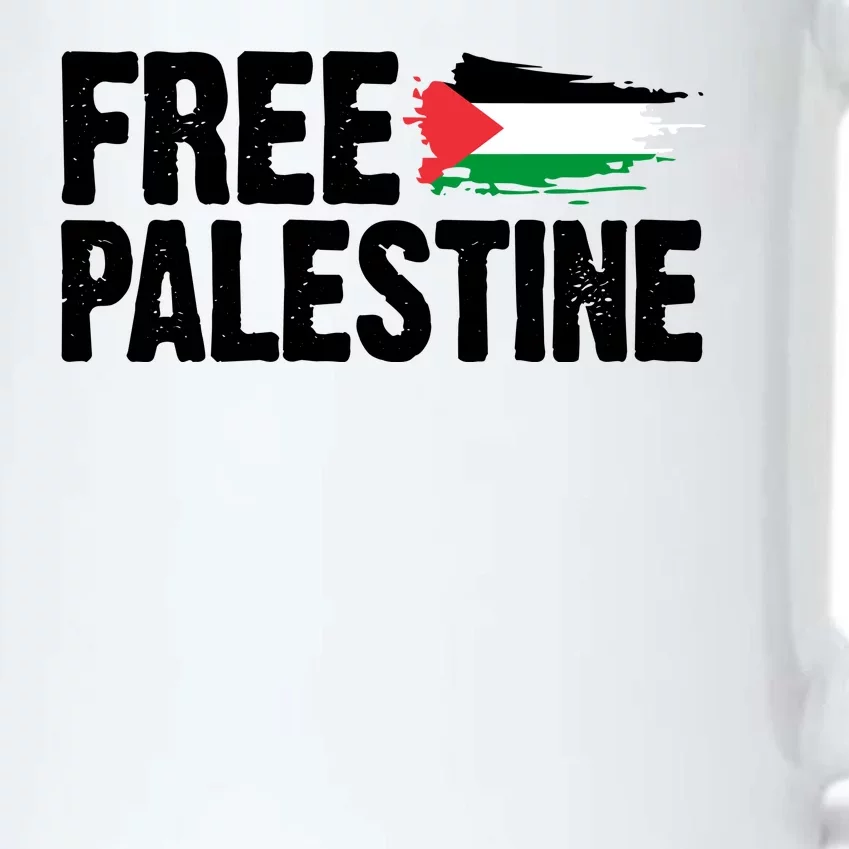 Free Palestine Flag Black Color Changing Mug