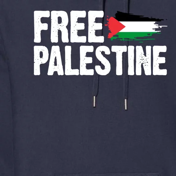 Free Palestine Flag Premium Hoodie