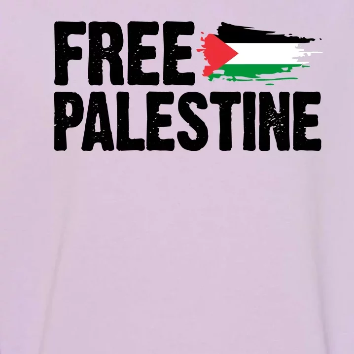 Free Palestine Flag Garment-Dyed Sweatshirt