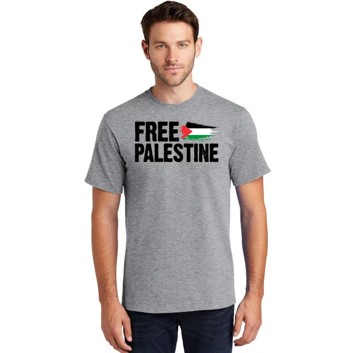 Free Palestine Flag Tall T-Shirt