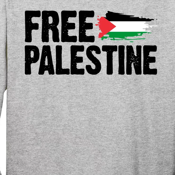 Free Palestine Flag Tall Long Sleeve T-Shirt