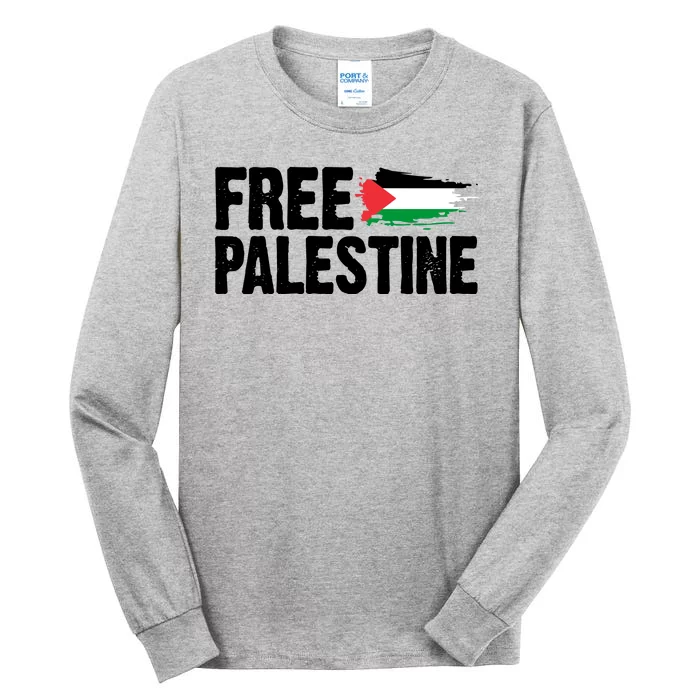 Free Palestine Flag Tall Long Sleeve T-Shirt