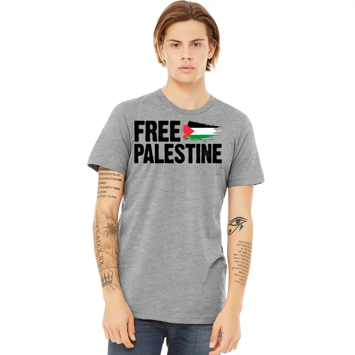 Free Palestine Flag Premium T-Shirt