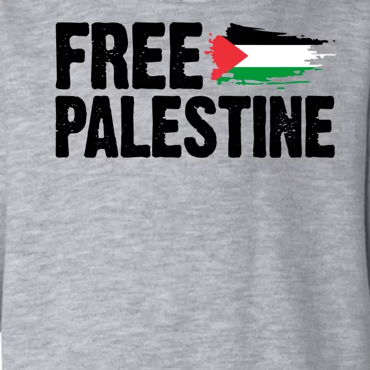 Free Palestine Flag Toddler Hoodie