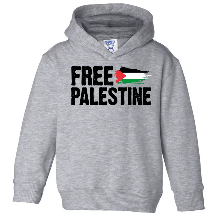 Free Palestine Flag Toddler Hoodie