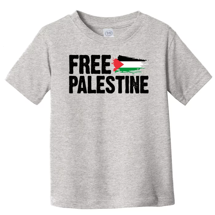 Free Palestine Flag Toddler T-Shirt