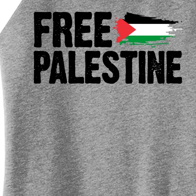 Free Palestine Flag Women’s Perfect Tri Rocker Tank