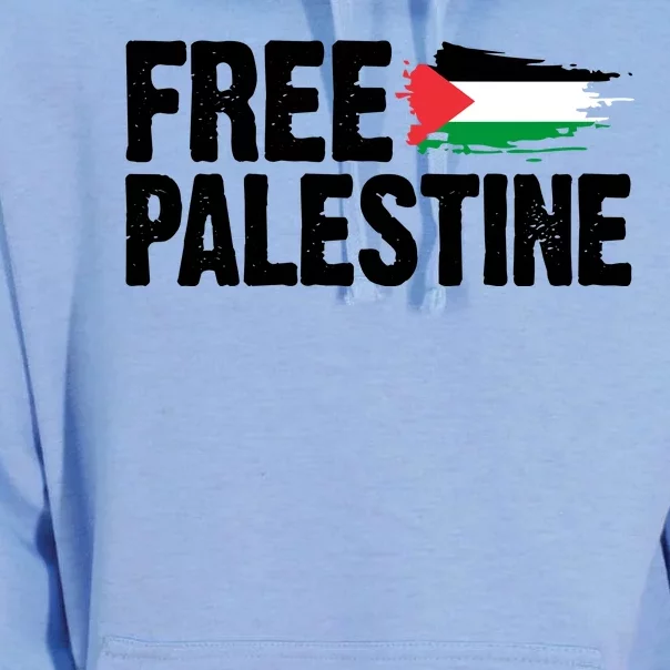 Free Palestine Flag Unisex Surf Hoodie