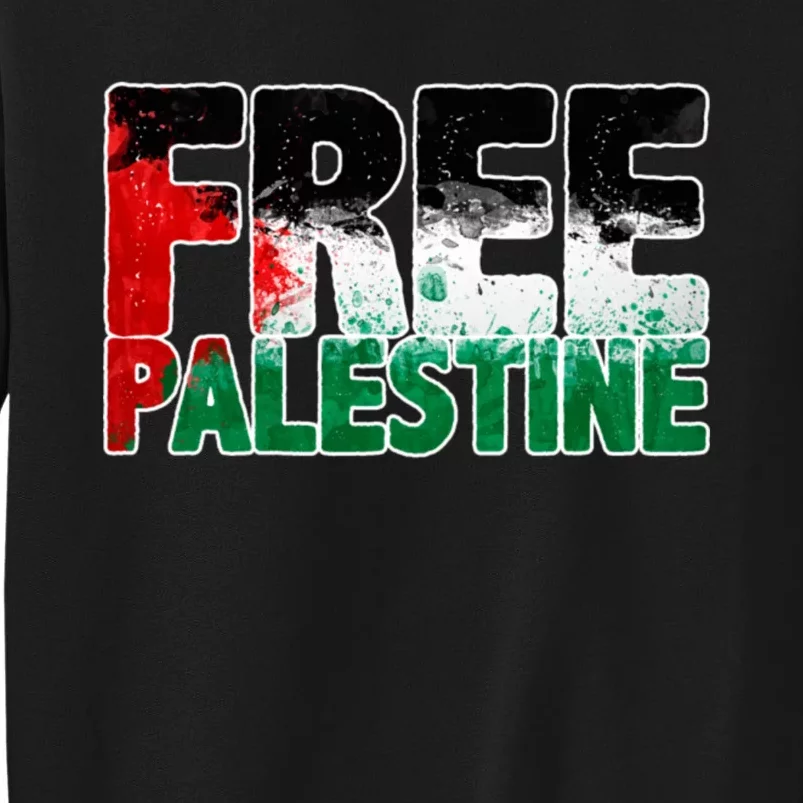 Free Palestine Tall Sweatshirt