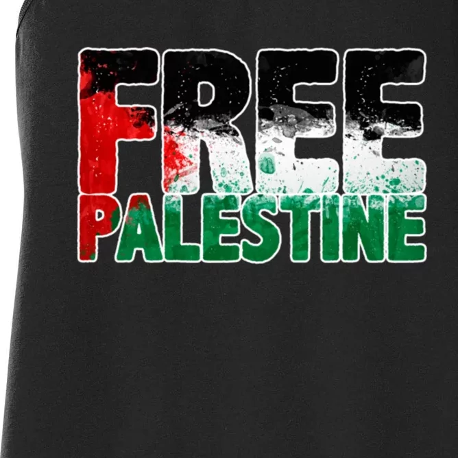 Free Palestine Women's Racerback Tank