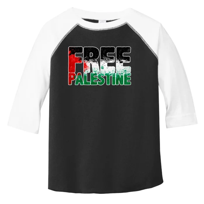 Free Palestine Toddler Fine Jersey T-Shirt