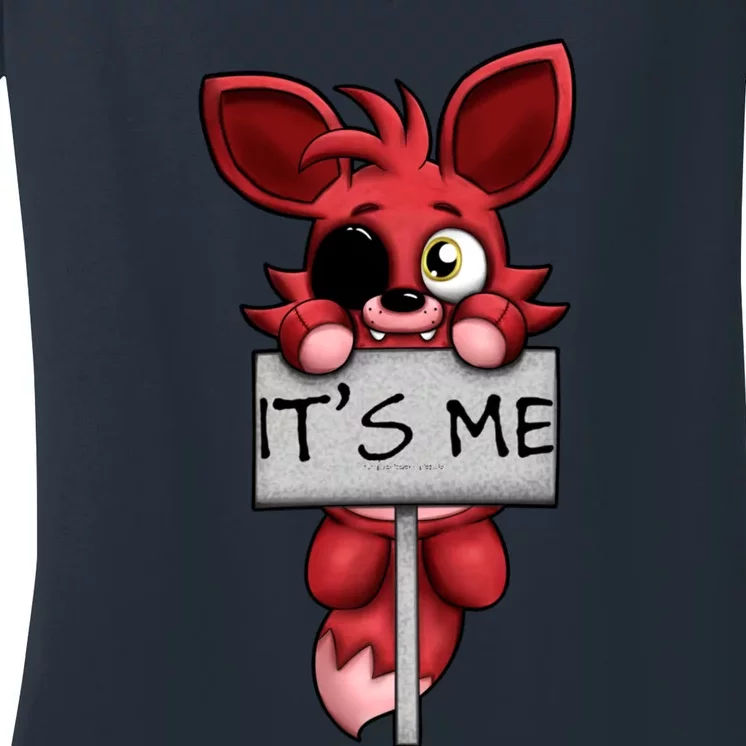 Fnaf Plush Foxy Women's V-Neck T-Shirt