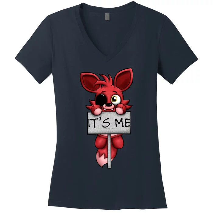 Fnaf Plush Foxy Women's V-Neck T-Shirt