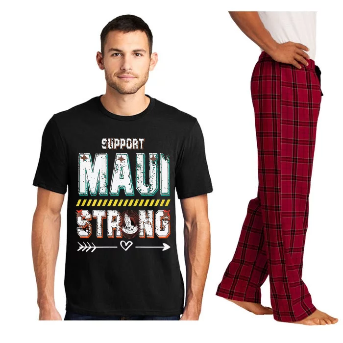 Funny Pray For Maui Hawaii Strong Pajama Set