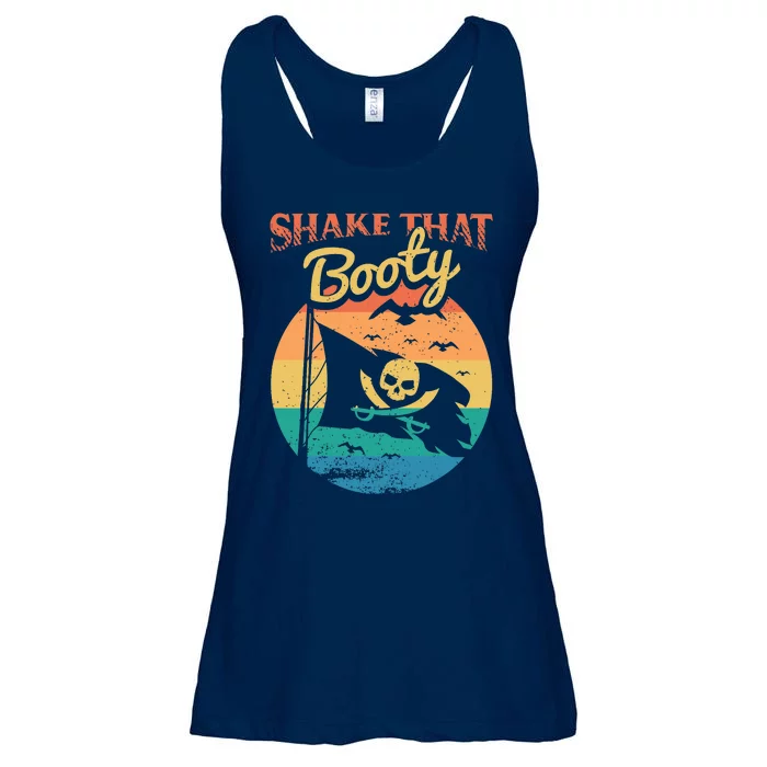 Funny Pirate Freebooter Buccaneer Caribbean Adventure Ladies Essential Flowy Tank