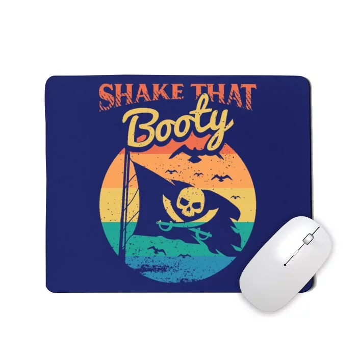 Funny Pirate Freebooter Buccaneer Caribbean Adventure Mousepad