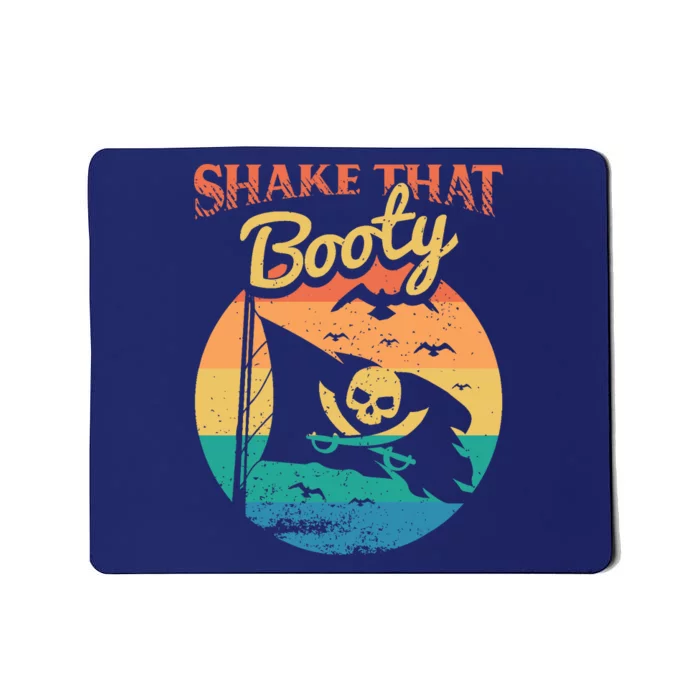 Funny Pirate Freebooter Buccaneer Caribbean Adventure Mousepad