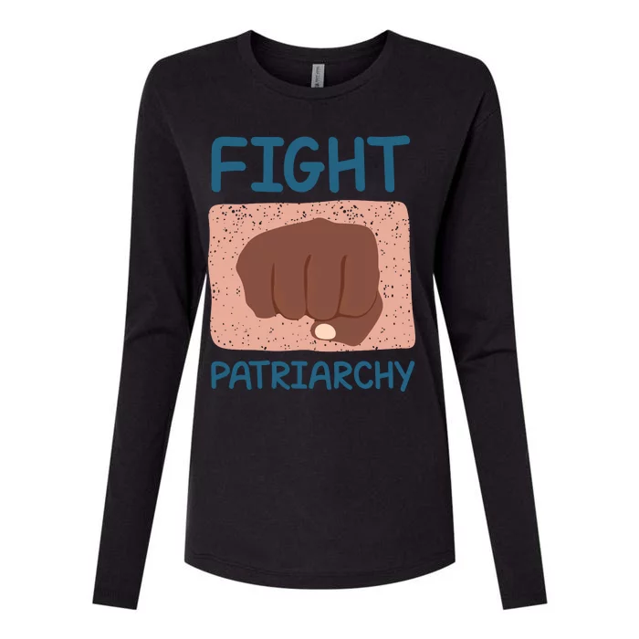 Fight Patriarchy Womens Cotton Relaxed Long Sleeve T-Shirt