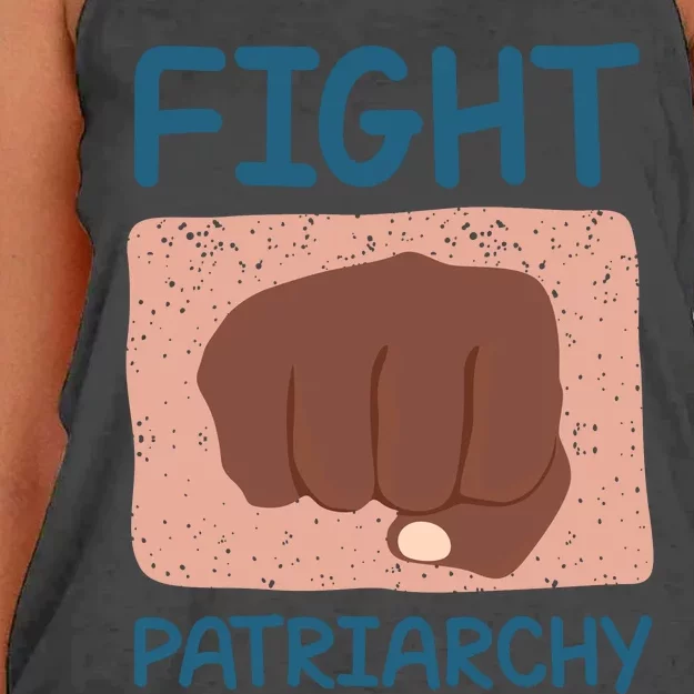 Fight Patriarchy Women's Knotted Racerback Tank