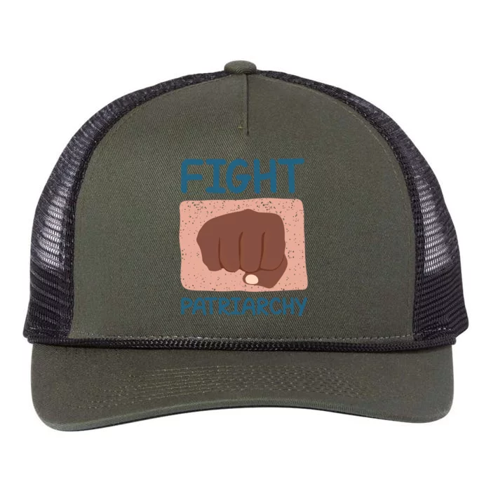 Fight Patriarchy Retro Rope Trucker Hat Cap