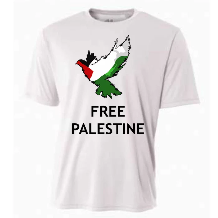 Free Palestine Freedom Cooling Performance Crew T-Shirt