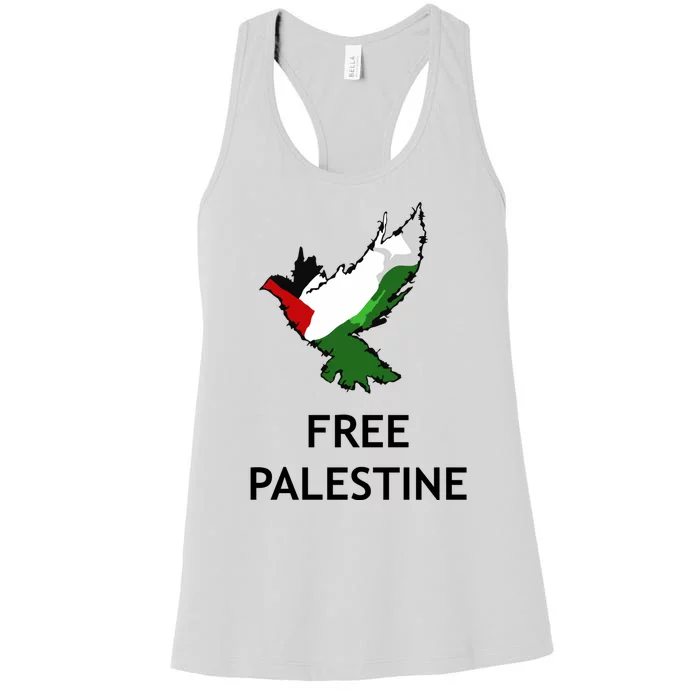 Free Palestine Freedom Women's Racerback Tank