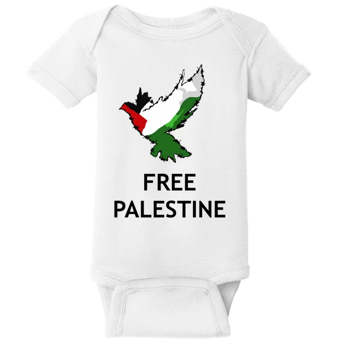 Free Palestine Freedom Baby Bodysuit