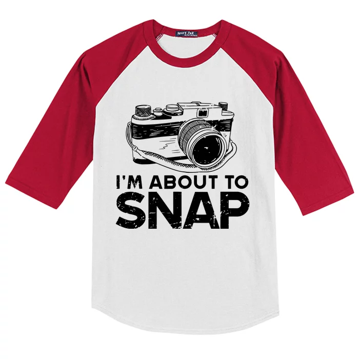 Funny Photography For Men Women Photographer Camera Lover Kids Colorblock Raglan Jersey