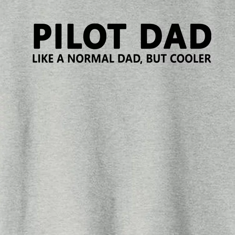 Funny Pilot Father Pilot Dad Women's Crop Top Tee