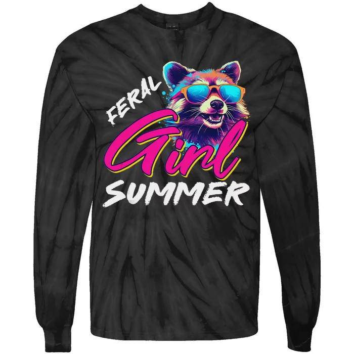 Funny Possum Feral Girl Party Vacation Summer Tank Top Tie-Dye Long Sleeve Shirt