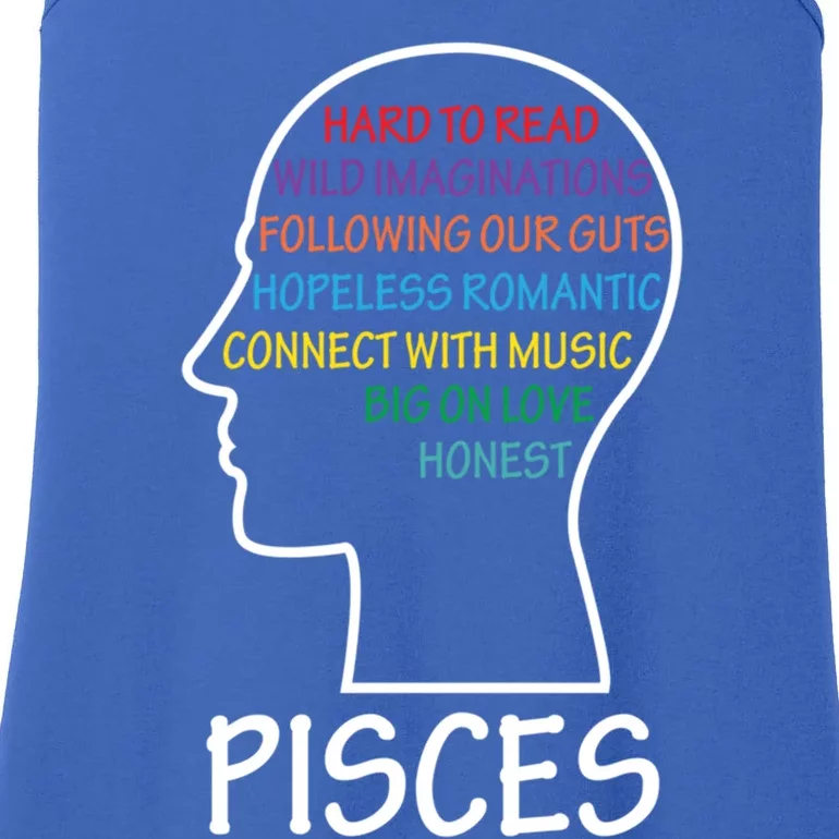 Funny Pisces Facts Birthday Mind Horoscope Gift Ladies Essential Tank