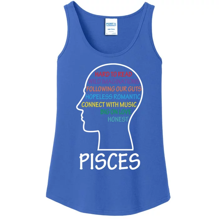 Funny Pisces Facts Birthday Mind Horoscope Gift Ladies Essential Tank