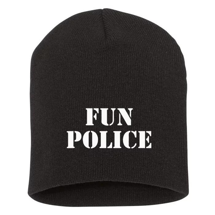 Fun Police Short Acrylic Beanie