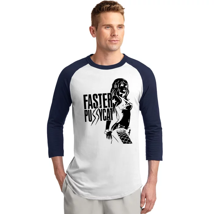 Faster Pussycat Baseball Sleeve Shirt