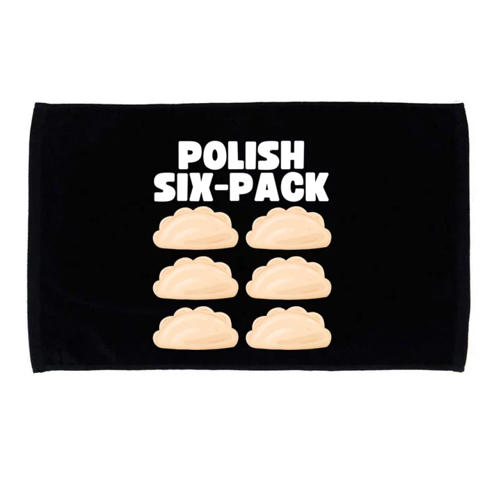 Funny Polish Food Polish Sixgiftpack Pierogi Gift Microfiber Hand Towel