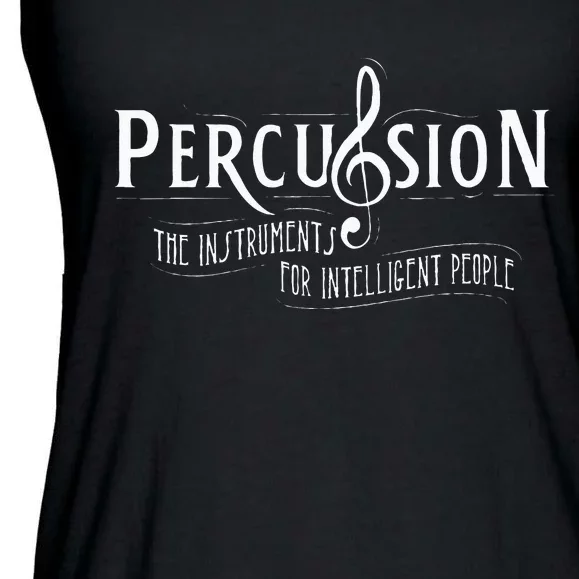 Funny Percussion Funny Drummer Gifts For Drummers Ladies Essential Flowy Tank