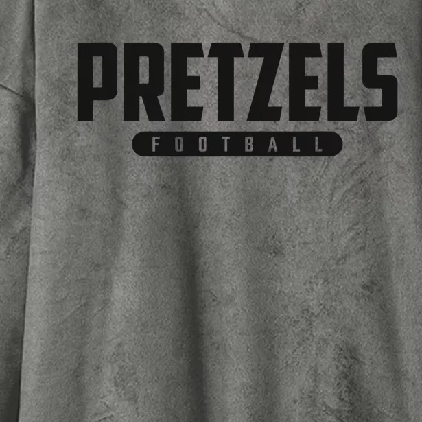 Freeport Pretzels Football Hooded Wearable Blanket