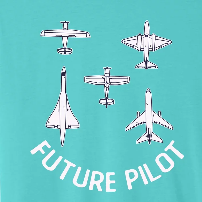 Future Pilot Fighter Jet Aircraft Airplane Plane ChromaSoft Performance T-Shirt