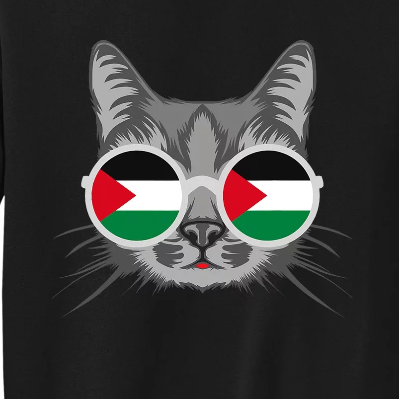 Free Palestine Flag Palestinian Cat Gaza Sweatshirt